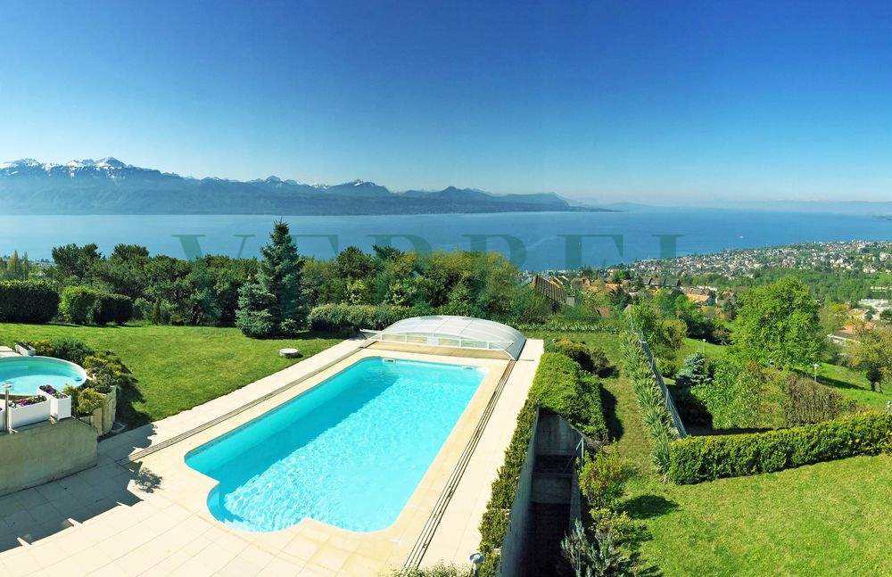 Vue panoramique sur tout le lac Léman à 10 minutes de Lausanne