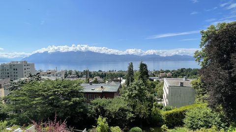 LAUSANNE Sumptuous apartment, breathtaking view of the lake